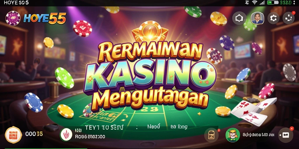 Tampilan permainan Kasino menegangkan di HOYE55 dengan grafik memukau.