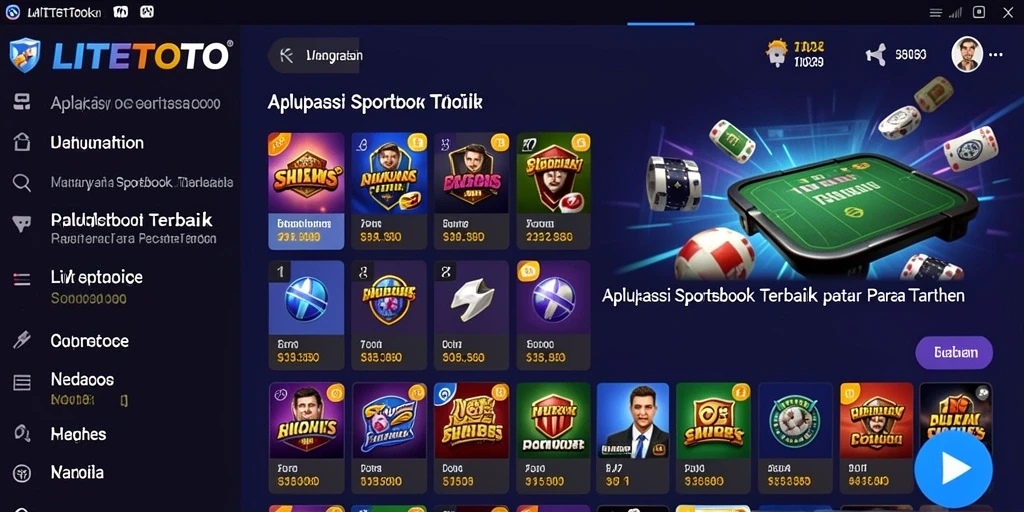 Tampilan gameplay LITETOTO yang menarik saat taruhan berlangsung.