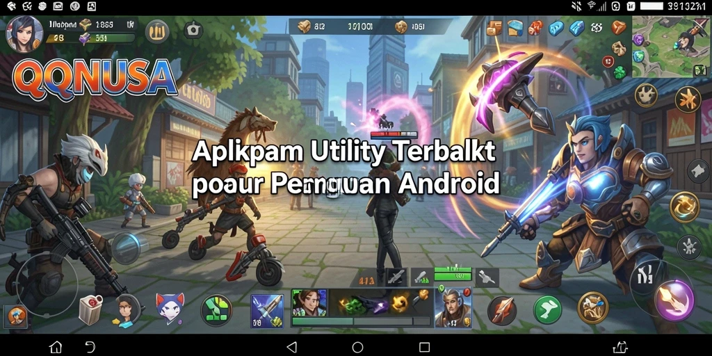 Tampilan antarmuka pengguna QQNUSA yang intuitif dan responsif.