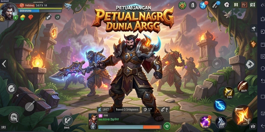 Tampilan gameplay UH77 yang seru dan menegangkan dalam dunia ARPG.