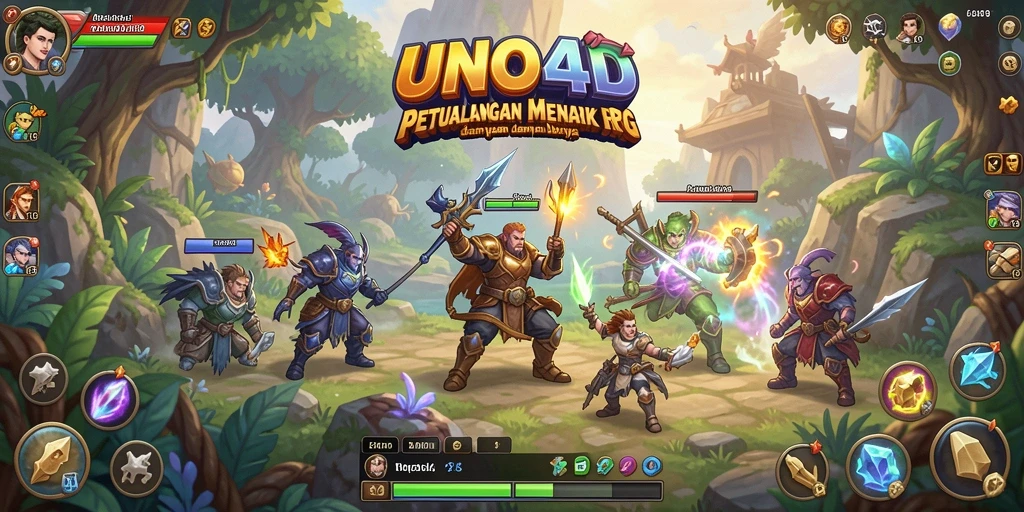 Tangkapan layar dari gameplay menampilkan aksi seru dalam RPG.