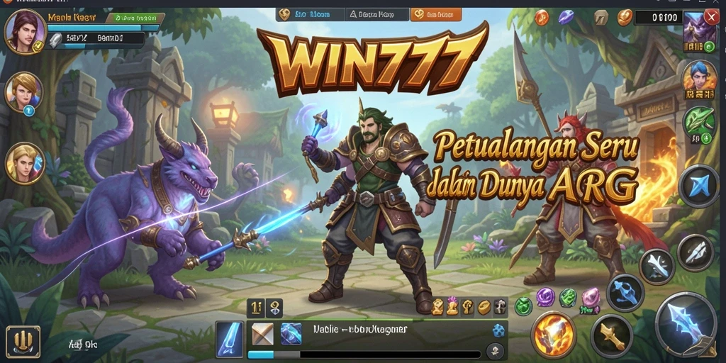 Tampilan gameplay WIN777 yang menarik dengan pertarungan seru.